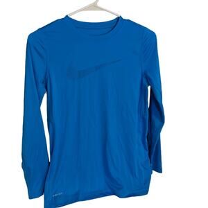 Nike Boy’s Long Sleeve Dri Fit Shirt Size Medium M